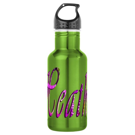 Heather, Name, Logo, Girls Revable Water Fles (Voorkant)