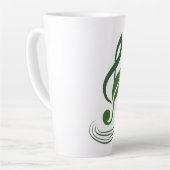 Heather Niemi Savage Logo Large Latte Mug (Angle gauche)