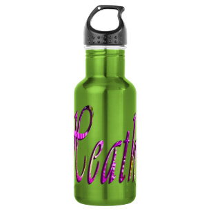 Heather, Nom, Logo, Bouteille d'eau réutilisable p