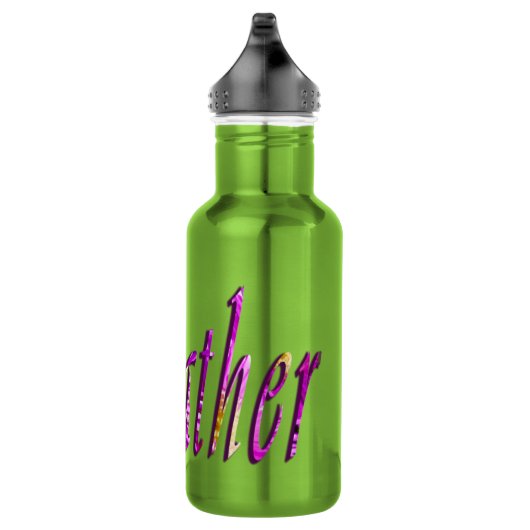 Heather, Nom, Logo, Bouteille d'eau réutilisable p (Droite)