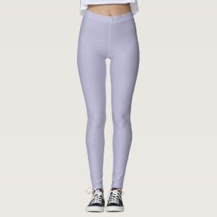 Heather Paarse Solid Color Leggings