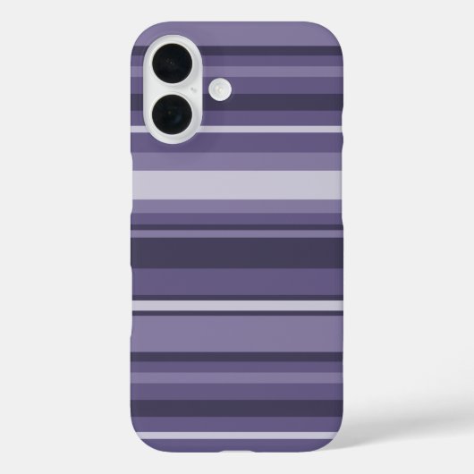 Heather paarse strepen Case-Mate iPhone case (Achterkant)