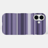 Heather paarse strepen Case-Mate iPhone case (Achterkant (horizontaal))