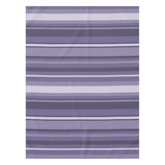 Heather paarse strepen tafelkleed (Voorkant)