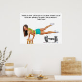 Heather Prescott Fitness Poster (Keuken)