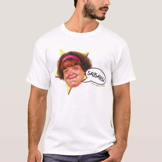 Heather Sausages t-shirt (Voorkant)