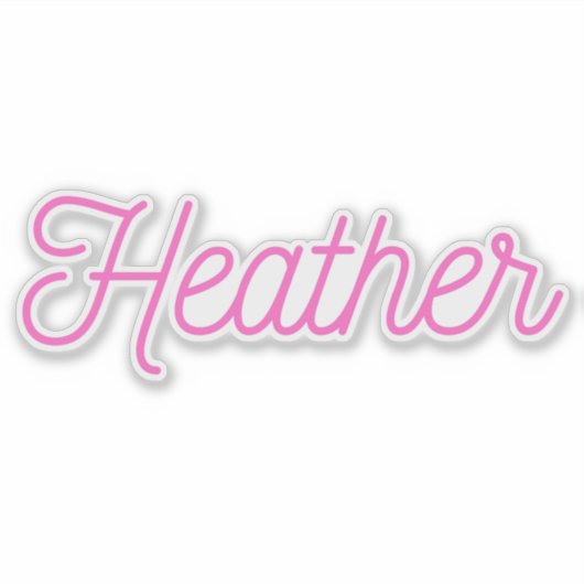 Heather Sticker (Voorkant)