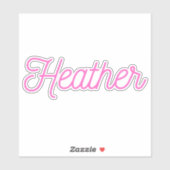 Heather Sticker (Vel)