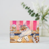 Heather's Bakery Briefkaart (Staand voorkant)