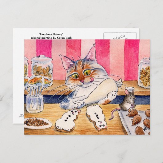 Heather's Bakery Briefkaart (Voorkant / Achterkant)