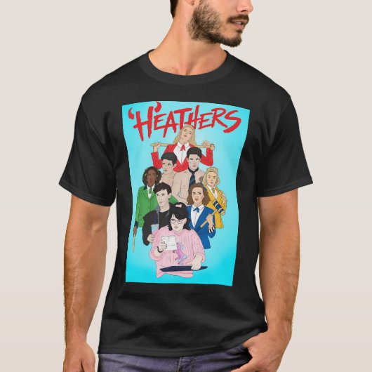 Heathers The Musical- Volledige Cast T-shirt (Voorkant)