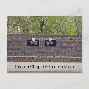 Heaton Chapel & Heaton Moor Briefkaart