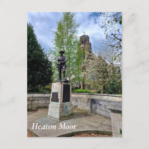 Heaton Moor Ansichtkaart Briefkaart
