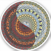 Heaven and Hell Contour Sticker (Voorkant)