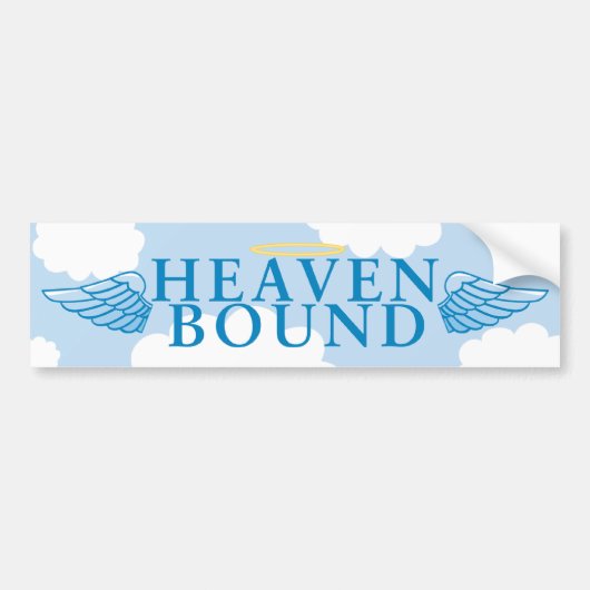 Heaven Bound Bumpersticker (Voorkant)