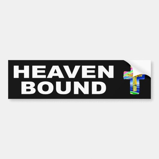 Heaven Bound Bumpersticker (Voorkant)