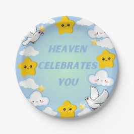 Heaven Celebrates You Christelijk Papieren Bord