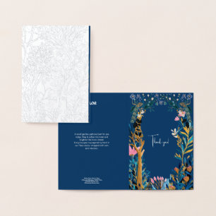 Heaven Collection – Bloemist Bedankkaart Vouwkaart Folie Kaarten