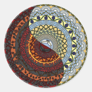 Heaven en Hell Sticker