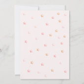 Heaven envoyé Baby shower Ours Invitation (Dos)