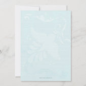 Heaven envoyé Ours Angel Baby shower Invitation (Dos)