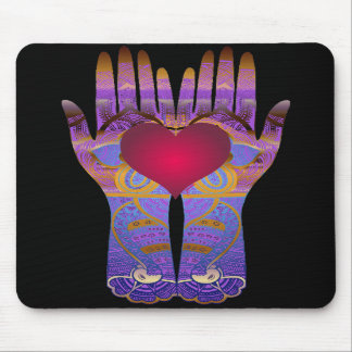 Heaven Hands Dark Mousepad Muismat