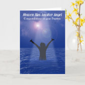 HEAVEN HEEFT EEN ANDER ANGEL (Vrouw) Kaart (Gele Bloem)