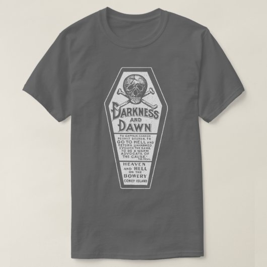 Heaven Hell Coffin T-shirt (Design voorkant)