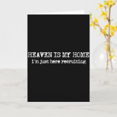 Heaven Is My Home I´m Recruiting Faith Christian S Kaart (Gele Bloem)