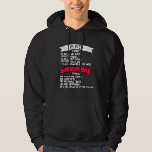 Heaven is waar de politie de Britse Joke is Hoodie