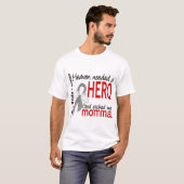 Heaven Needs a Hero Brain Cancer Momma T-shirt (Voorkant volledig)