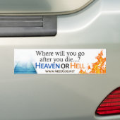 Heaven of Hell Car Decal Bumpersticker (Op auto)
