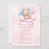 Heaven Send Pink Beer Baby shower Kaart (Voorkant)