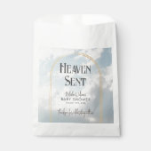Heaven Sent Clouds Sky Celestial Baby shower Bedankzakje (Voorkant)