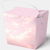 Heaven Sent Pink Clouds Celestial Baby shower Bedankdoosjes (Achterkant)