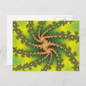 Heaven Twist - Fractal Briefkaart (Voorkant / Achterkant)