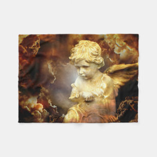 Heavenly Angel Cherub Fleece Deken