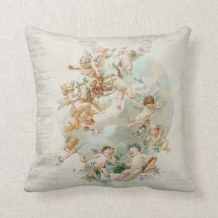 Heavenly Angel Cherubs  script Kussen
