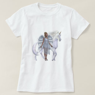 Heavenly Angel en Unicorn T-Shirt