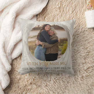 Heavenly Angel Memorial Pillow with Family Photo Kussen