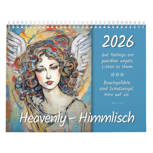 Heavenly Angels – Himmlische Engel 2026 Kalender (Hoes)