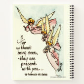 Heavenly Angels met Gezegde van Comfort Sketch Notitieboek (Achterkant)