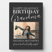Heavenly Birthday oma | Foto Memorial Fotoplaat (voorkant)