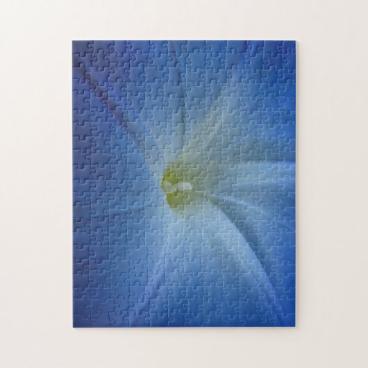 Heavenly Blue Morning Glory Flower Legpuzzel (Verticaal)