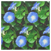 Heavenly Blue Morning Glory Stof (Swatch)