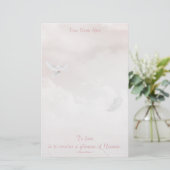 Heavenly Dove Briefpapier (Staand voorkant)