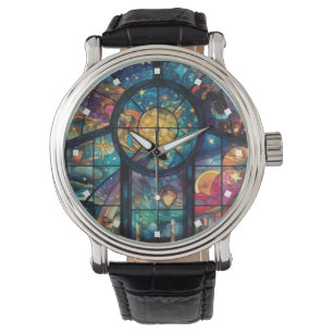 Heavenly Glas in lood Artwork Watch Horloge