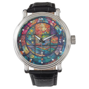 Heavenly Glas in lood Artwork Watch Horloge