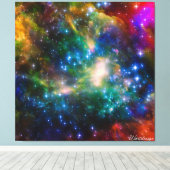 Heavenly Horizons Fantasy Sky Art Wall Art Canvas Afdruk (Insitu (Houten vloer))