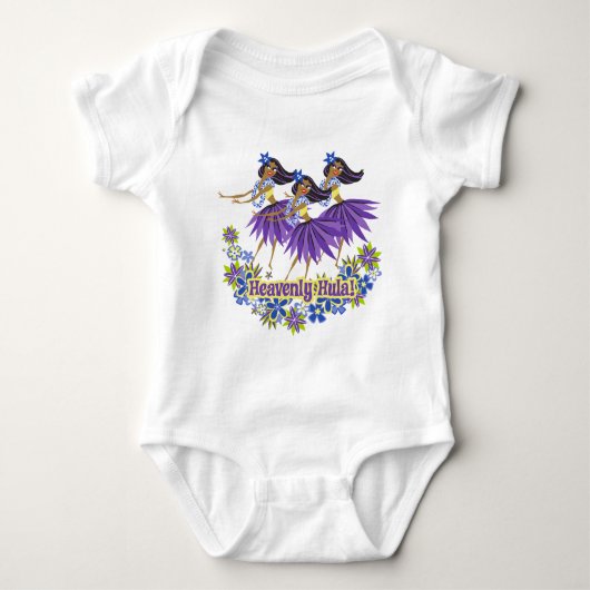 Heavenly Hula Baby Creeper Romper (Voorkant)